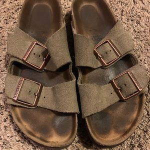 Birkenstock sandals.